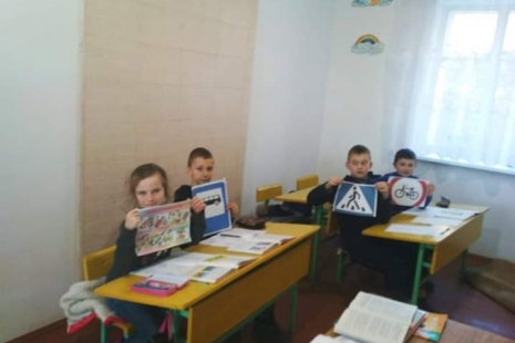 Тиждень безпеки дорожнього руху у М`ятинській філії КЗ «Посягвівська ЗОШ І-ІІІ ст.»